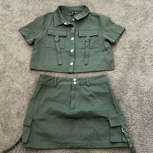 Windsor Cargo skirt 2 piece set